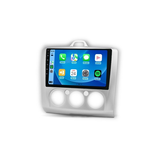 Maitech Mtc 332 Serisi Ford Focus 2 Manuel Klima 4+32GB Carplay Android Multimedya Teyp
